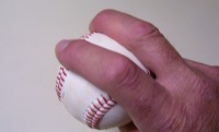four seam fastball grip