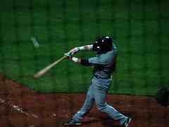 lefthanded power hitting