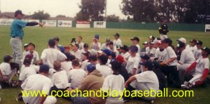 Coaching youth baseball summer baseball camps