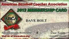 American Baseball Coaches Association ABCA 