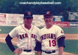 Hall of Famer Bob Feller with Dave Holt New Britain 