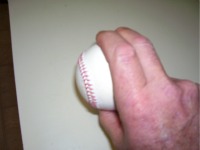 throw when and slider forefinger Thumb