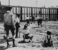 Sandlot baseball circa 1923