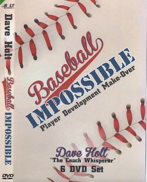Baseball Impossible 6 DVD Video Set for coaching baseball.