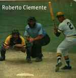 How to work with baseball umpires as Roberto Clemente hits the ball.