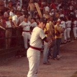 Boston Red Sox minor league player Dave Holt at Elmira Dunn Field 1979