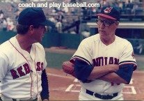 talking baseball pitching with HoF Bob Feller 