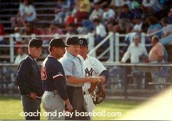 How to coach youth baseball and working with umpires